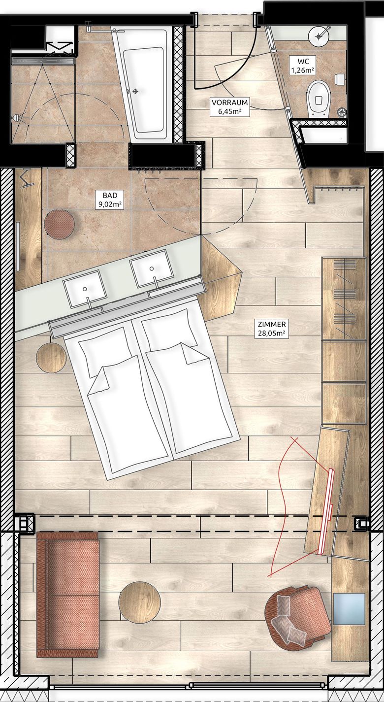 STOCK resort: Komfortdoppelzimmer Penken image #4