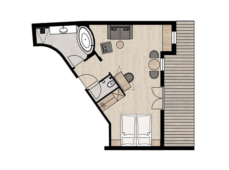 STOCK resort: Komfortdoppelzimmer Kolmspitz image #5