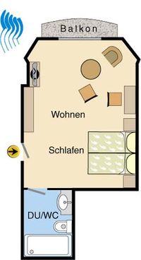 Hotel Sonne - Double room "Eibisch"