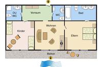 Sonnelino - Appartement Seerose - Familienarrangement