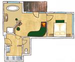Hotel Tuxertal - Geniesserbaumsuite KIRSCHE