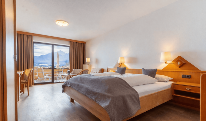 Hotel Zimmer: COMFORT Doppelzimmer "Südpanorama" **** - Biohotel Eggensberger