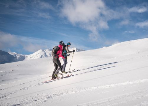 Biohotel Panorama: Tourenski - Biohotel Panorama, Mals, Vinschgau, Trentino-Südtirol, Italien