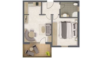 Family-Appartement klein