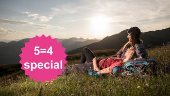 BergLIEFDE 5=4 Special | 1 dag en 1 nacht gratis