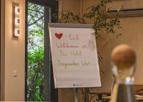 Green Meeting - Bio-Hotel Bayerischer Wirt