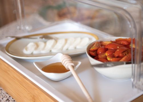 Biohotel La Casa die Melo: Frühstück - Casa di Melo, Siracusa, Sizilien, Italien