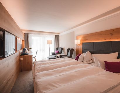 Schüle's Gesundheitsresort & Spa: Brombeere mit Südbalkon oder Südterrasse mit Panoramablick (48 m²)