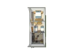 Ferienwohnung 50 qm (2/4) - Naturresort Gerbehof