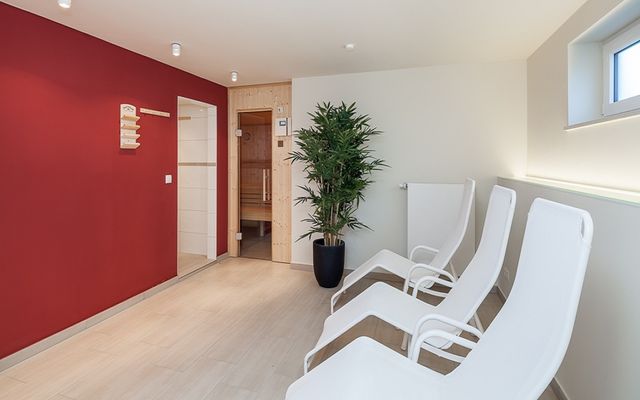 Relaxbereich der Gemeinschaftssauna