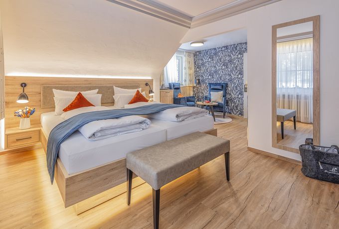 Hotel Zimmer: Komfort Doppelzimmer Waldseite - Hotel Langenwaldsee