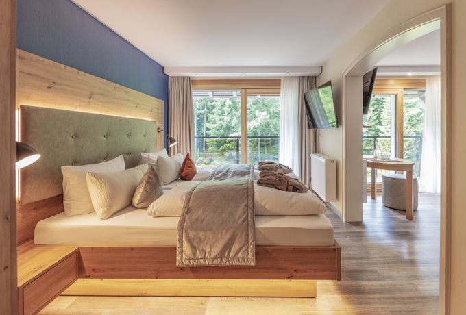 Hotel Zimmer: Appartement Doppelzimmer Seeseite - Hotel Langenwaldsee