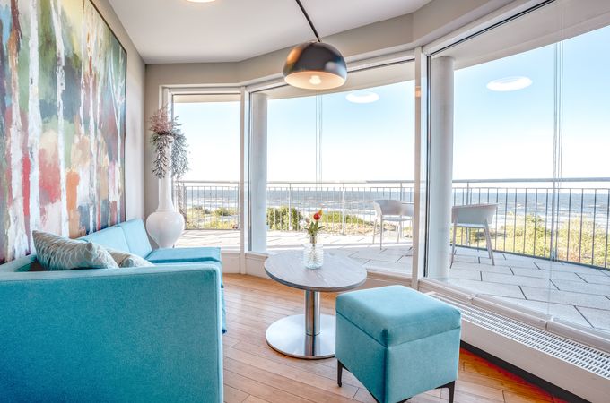 Hotel Zimmer: Penthouse-Suite 406 Seeseite - DAS AHLBECK HOTEL & SPA