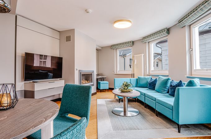 Hotel Zimmer: 3-Zimmer-Appartement Inselseite Typ 14 - DAS AHLBECK HOTEL & SPA