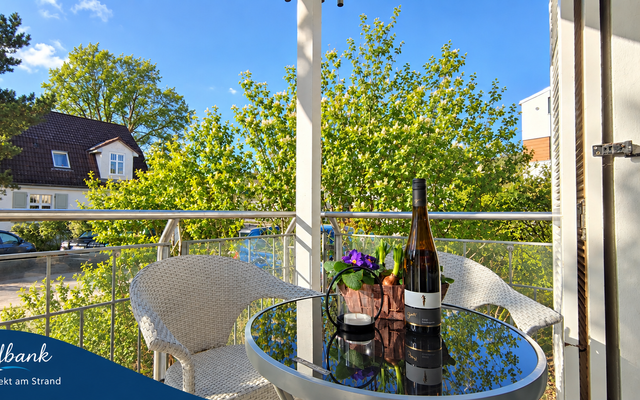 Terrasse direkt am Strand
